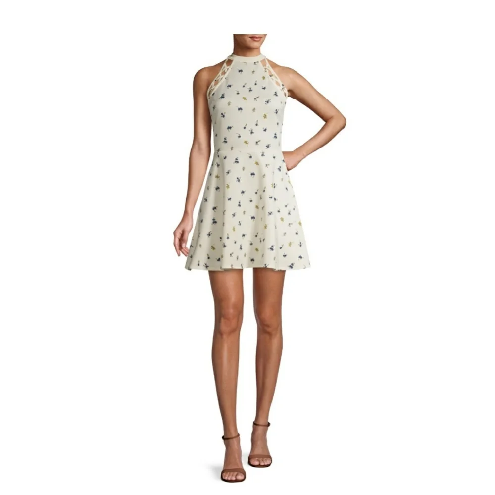 NWT Feminine Flirty Sleeveless Scuba Dress - Picture 1 of 7